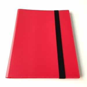 Bộ sưu tập thẻ chơi game 9 túi màu đỏ Danh mục đầu tư Album Binder cho thẻ tiêu chuẩn