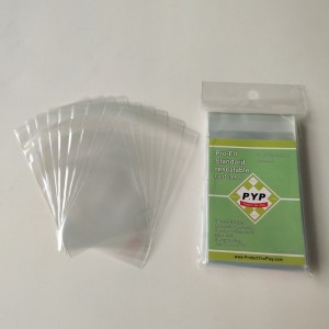 Crystal Clear Pro-fit Resealable Standard Card Tay áo 63,5x88mm