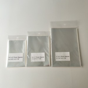 Crystal Clear nhựa mềm tay áo bìa lưu trữ túi