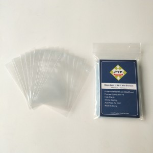 Crystal Clear Standard USA Size Card Tay áo 56x87mm Board Game Tay áo Thẻ