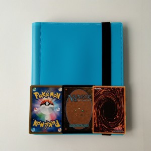 Màu xanh 4 túi Pokemon Card Poly Binder Side Đang tải
